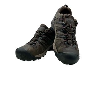 KEEN Utility Men's Brown Waterproof Work Hiking Boots Size 13EE Wide Steel Toe‎